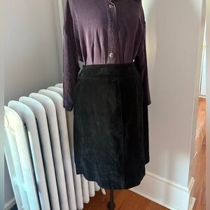 Kate Hill Suede Skirt